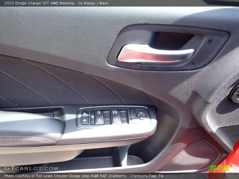 Go Mango / Black 2023 Dodge Charger SXT AWD Blacktop