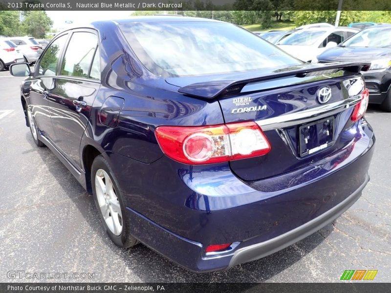 Nautical Blue Metallic / Dark Charcoal 2013 Toyota Corolla S