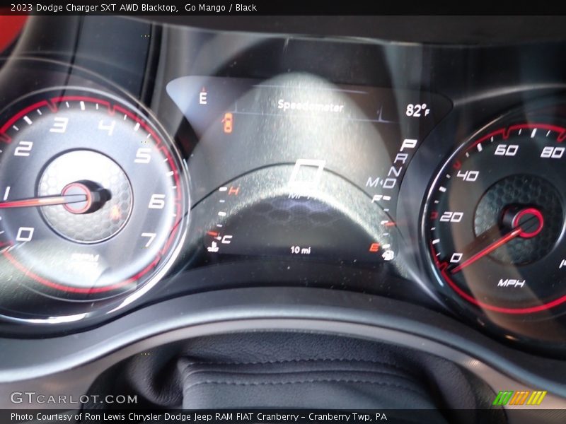 Go Mango / Black 2023 Dodge Charger SXT AWD Blacktop