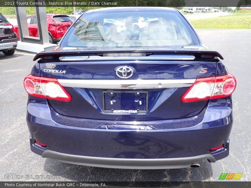 Nautical Blue Metallic / Dark Charcoal 2013 Toyota Corolla S