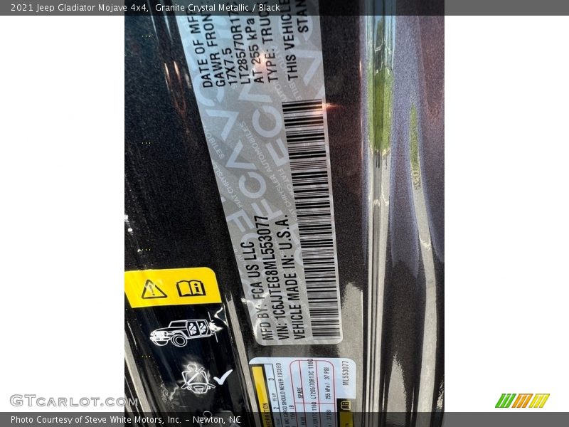 Granite Crystal Metallic / Black 2021 Jeep Gladiator Mojave 4x4