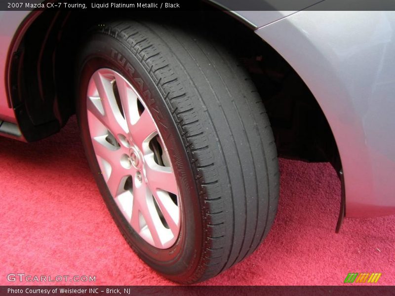 Liquid Platinum Metallic / Black 2007 Mazda CX-7 Touring