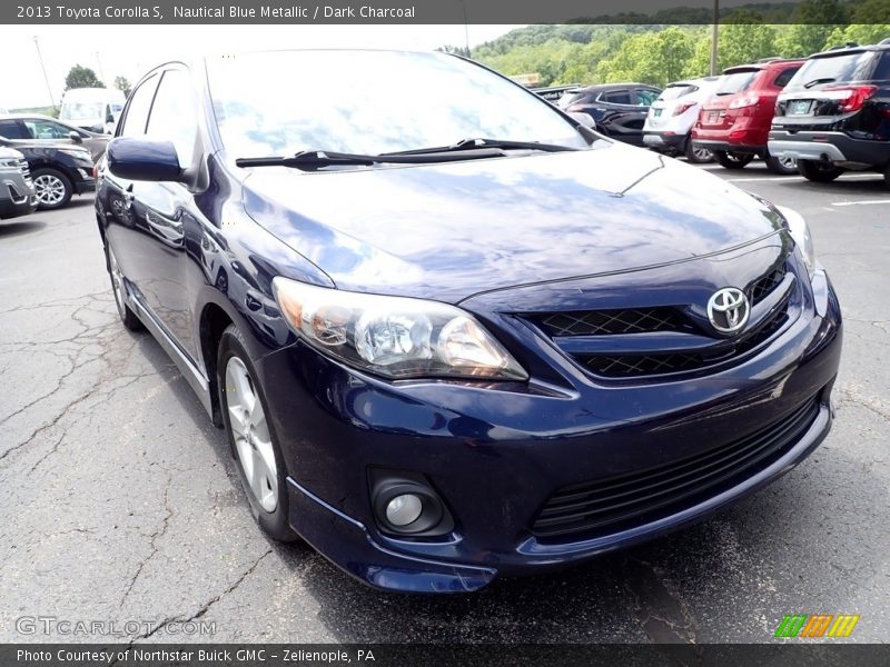 Nautical Blue Metallic / Dark Charcoal 2013 Toyota Corolla S