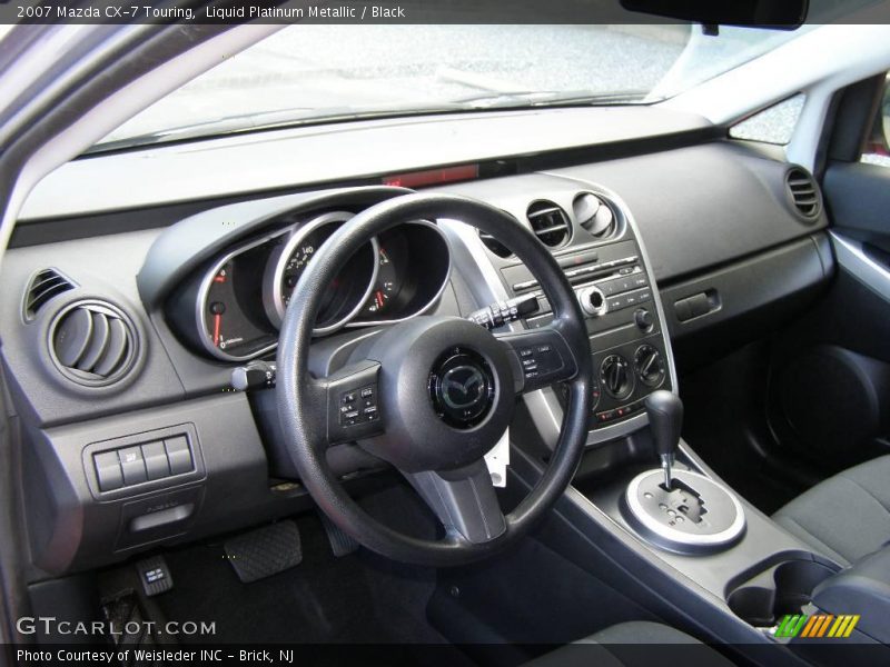 Liquid Platinum Metallic / Black 2007 Mazda CX-7 Touring