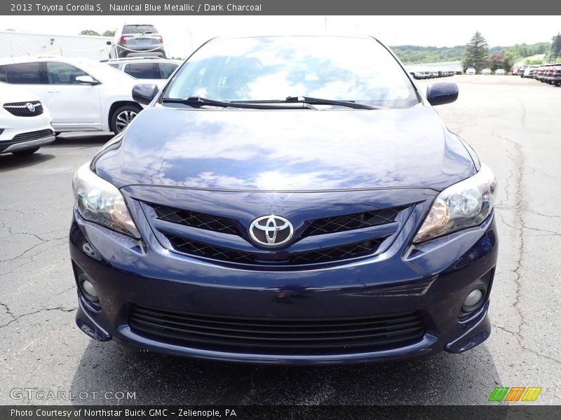 Nautical Blue Metallic / Dark Charcoal 2013 Toyota Corolla S