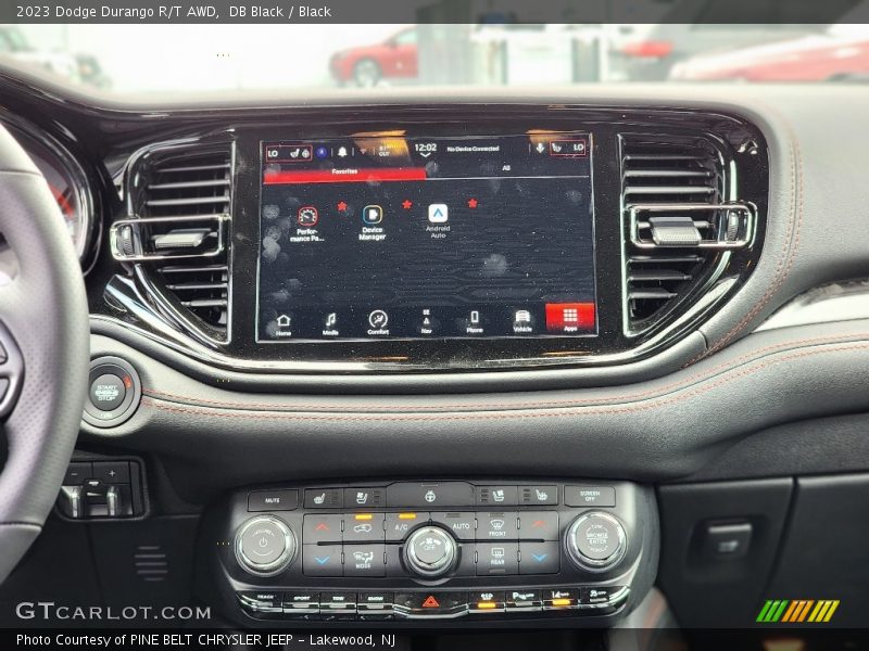 Controls of 2023 Durango R/T AWD