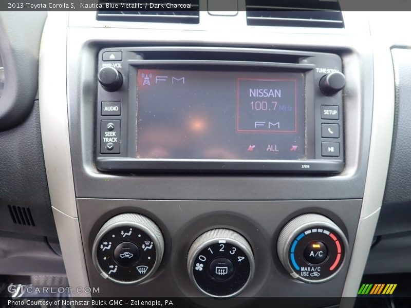 Nautical Blue Metallic / Dark Charcoal 2013 Toyota Corolla S