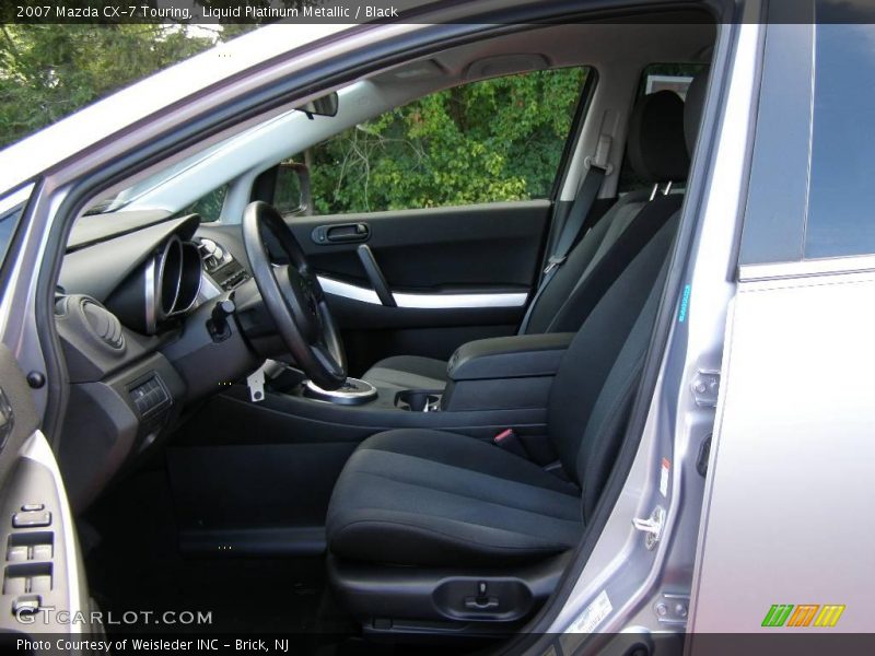 Liquid Platinum Metallic / Black 2007 Mazda CX-7 Touring