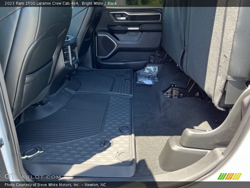 Bright White / Black 2023 Ram 1500 Laramie Crew Cab 4x4