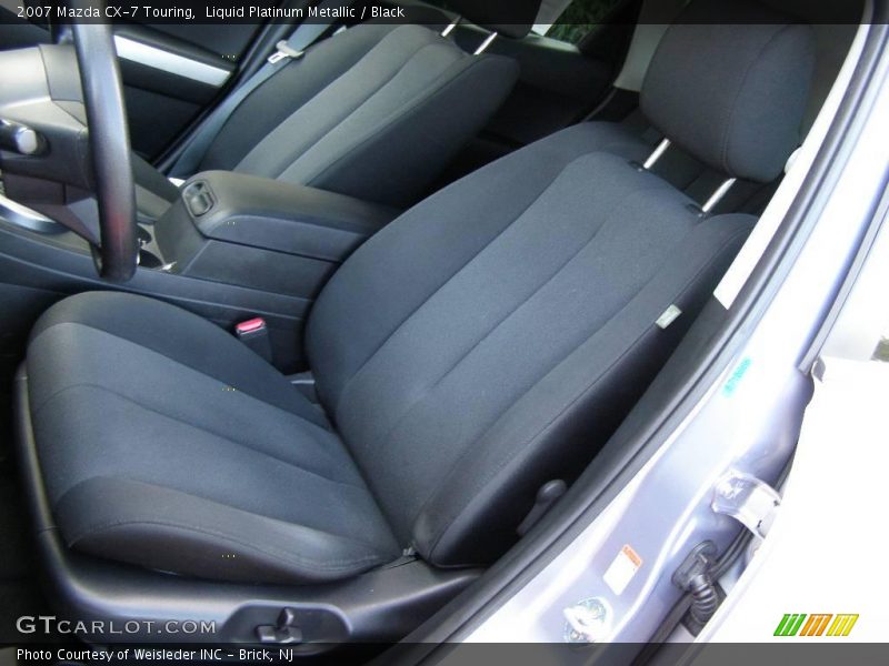 Liquid Platinum Metallic / Black 2007 Mazda CX-7 Touring