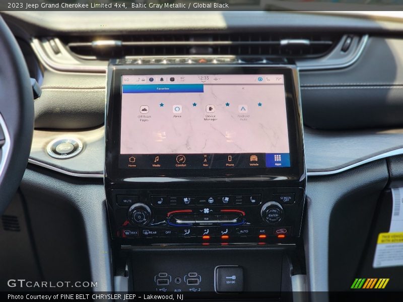 Baltic Gray Metallic / Global Black 2023 Jeep Grand Cherokee Limited 4x4