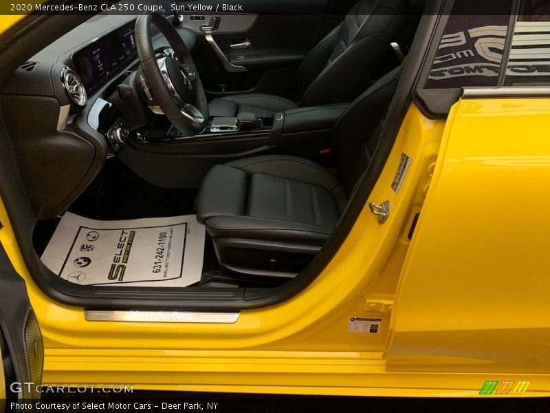 Sun Yellow / Black 2020 Mercedes-Benz CLA 250 Coupe