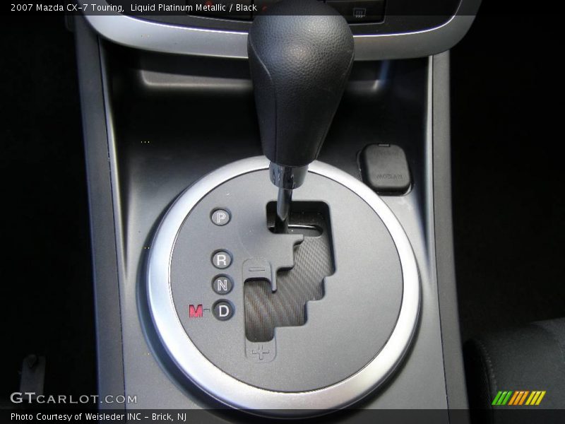 Liquid Platinum Metallic / Black 2007 Mazda CX-7 Touring