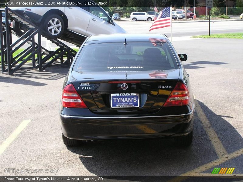 Black / Black 2006 Mercedes-Benz C 280 4Matic Luxury