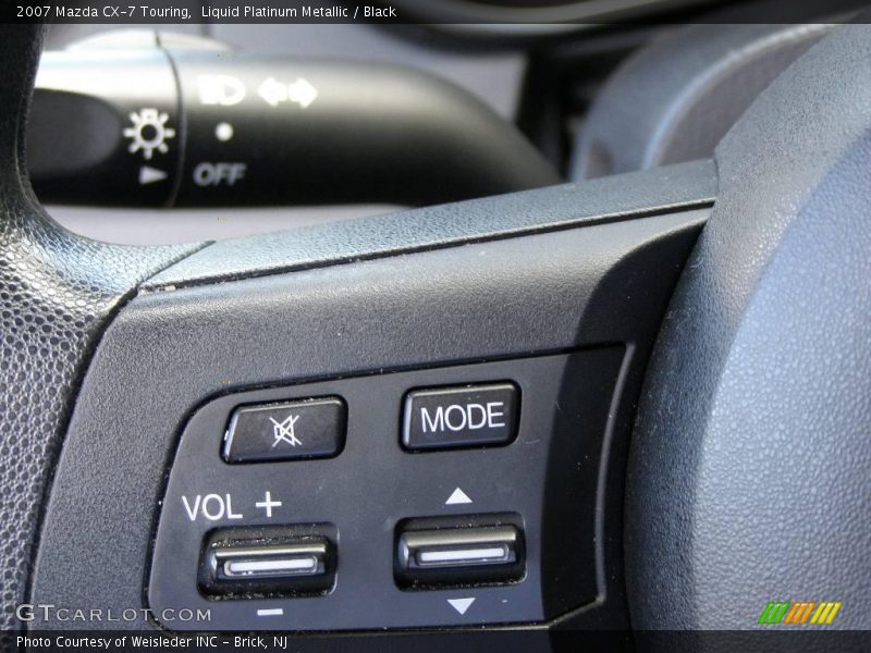 Liquid Platinum Metallic / Black 2007 Mazda CX-7 Touring