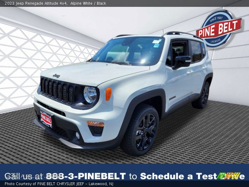 Alpine White / Black 2023 Jeep Renegade Altitude 4x4