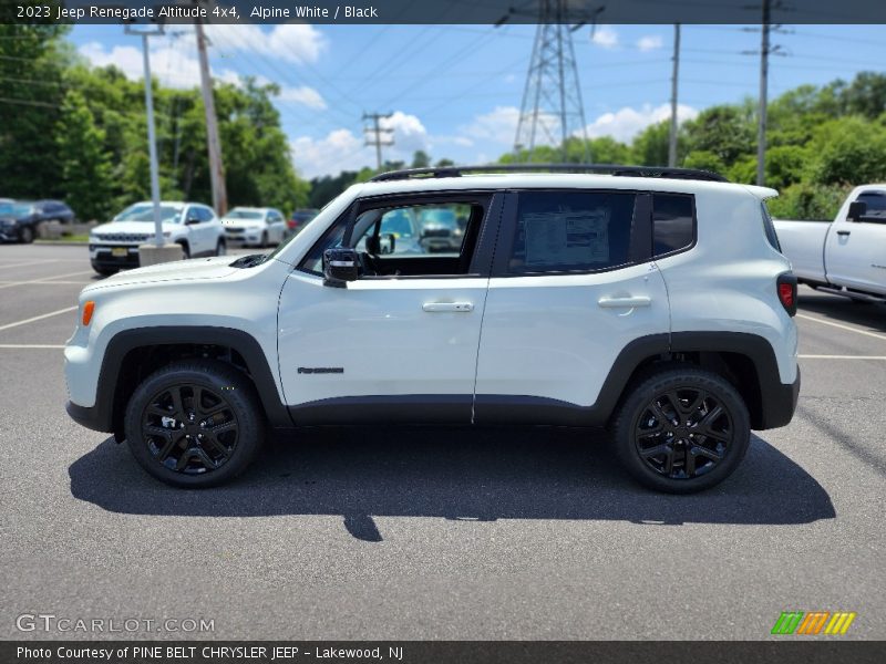 Alpine White / Black 2023 Jeep Renegade Altitude 4x4