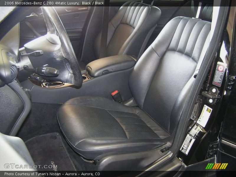 Black / Black 2006 Mercedes-Benz C 280 4Matic Luxury