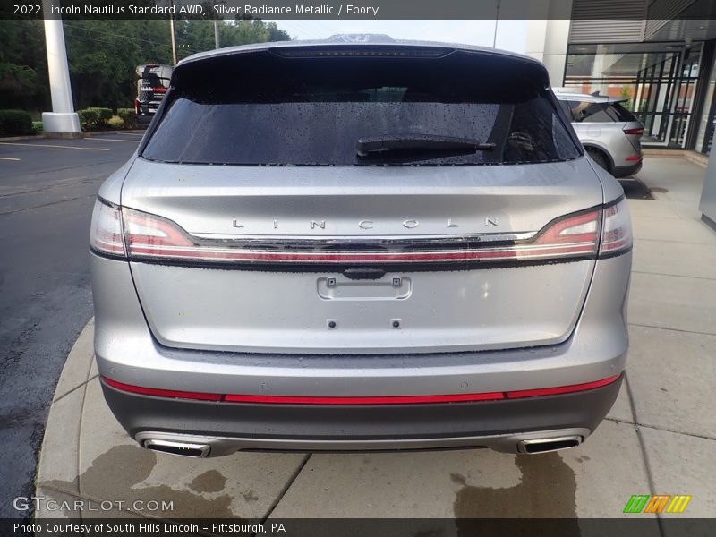 Silver Radiance Metallic / Ebony 2022 Lincoln Nautilus Standard AWD