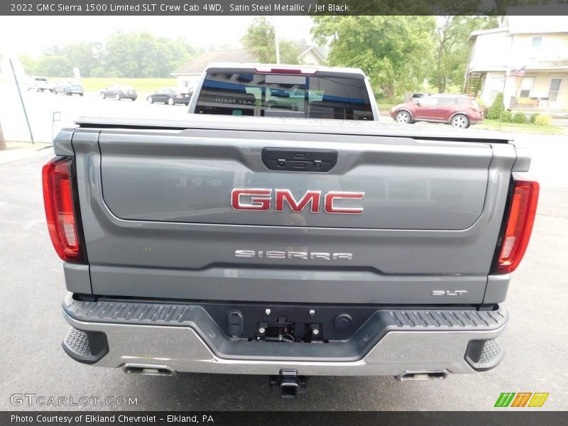 Satin Steel Metallic / Jet Black 2022 GMC Sierra 1500 Limited SLT Crew Cab 4WD