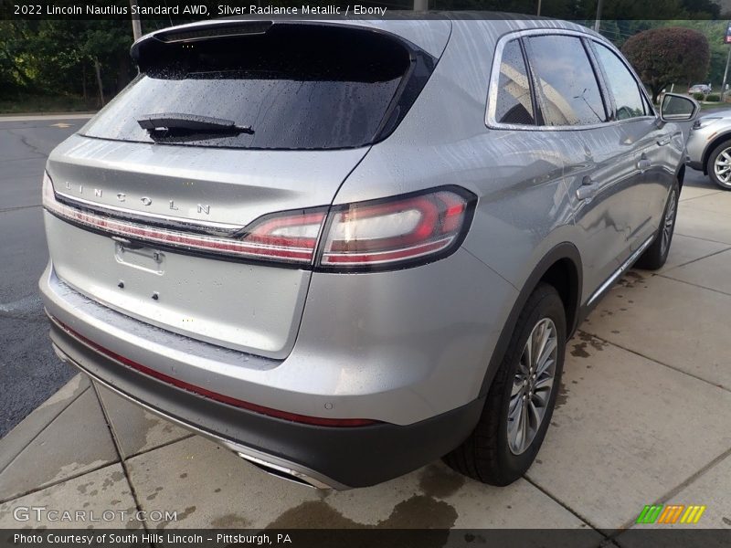 Silver Radiance Metallic / Ebony 2022 Lincoln Nautilus Standard AWD
