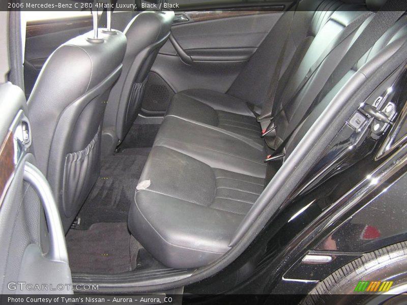 Black / Black 2006 Mercedes-Benz C 280 4Matic Luxury