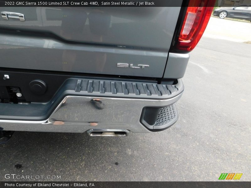 Satin Steel Metallic / Jet Black 2022 GMC Sierra 1500 Limited SLT Crew Cab 4WD