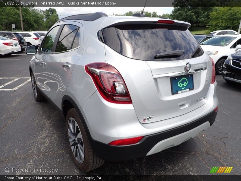 Quicksilver Metallic / Ebony 2022 Buick Encore Preferred AWD