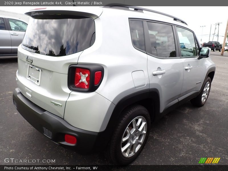 Glacier Metallic / Black 2020 Jeep Renegade Latitude 4x4