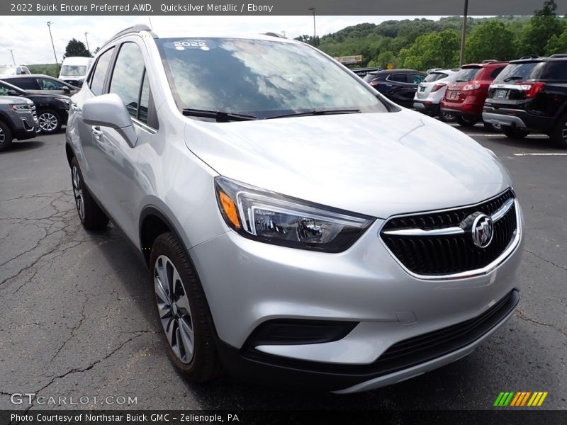 Quicksilver Metallic / Ebony 2022 Buick Encore Preferred AWD