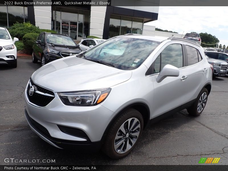 Quicksilver Metallic / Ebony 2022 Buick Encore Preferred AWD