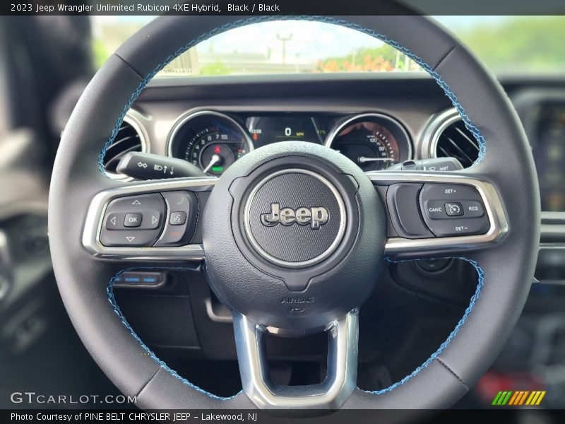 Black / Black 2023 Jeep Wrangler Unlimited Rubicon 4XE Hybrid