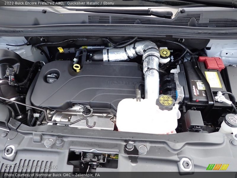  2022 Encore Preferred AWD Engine - 1.4 Liter Turbocharged DOHC 16-Valve VVT 4 Cylinder