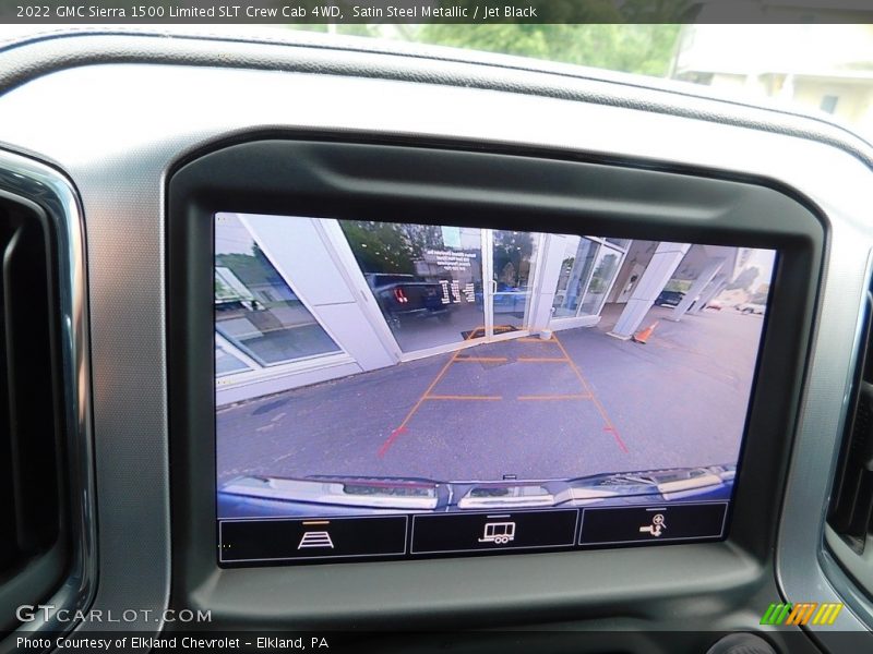 Satin Steel Metallic / Jet Black 2022 GMC Sierra 1500 Limited SLT Crew Cab 4WD