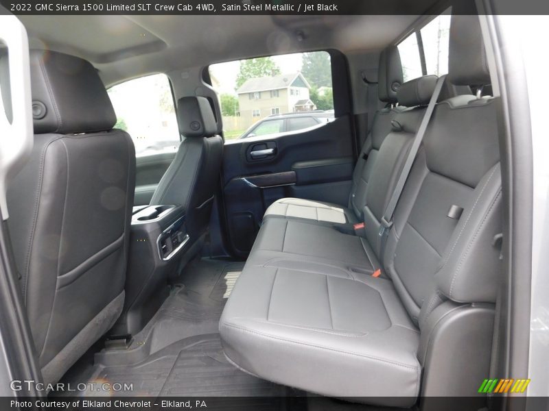 Satin Steel Metallic / Jet Black 2022 GMC Sierra 1500 Limited SLT Crew Cab 4WD