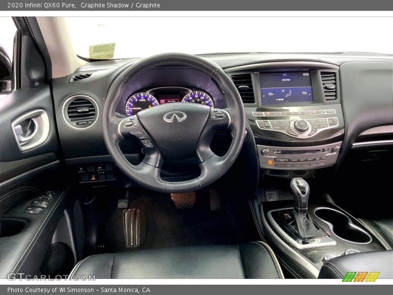Dashboard of 2020 QX60 Pure