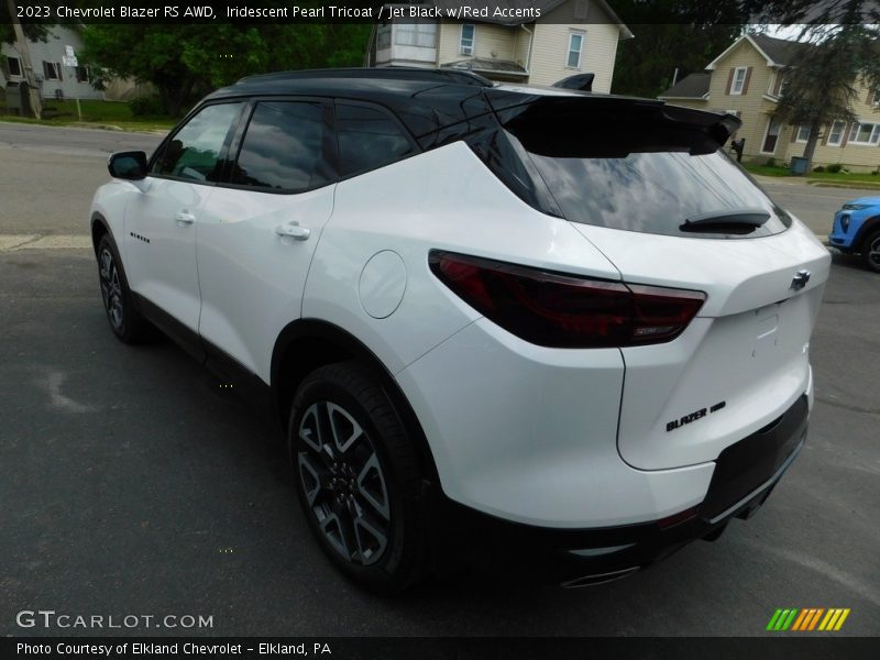 Iridescent Pearl Tricoat / Jet Black w/Red Accents 2023 Chevrolet Blazer RS AWD