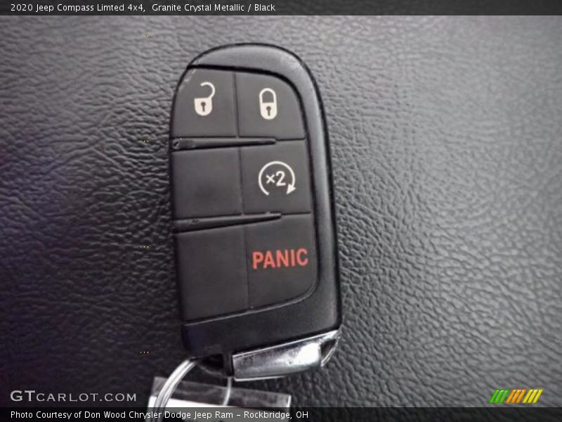 Granite Crystal Metallic / Black 2020 Jeep Compass Limted 4x4