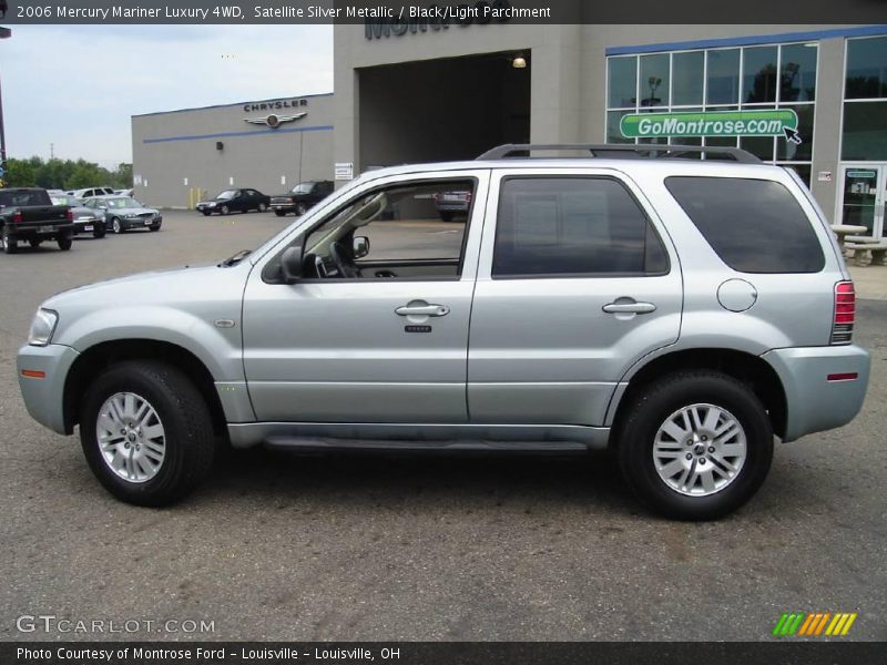 Satellite Silver Metallic / Black/Light Parchment 2006 Mercury Mariner Luxury 4WD