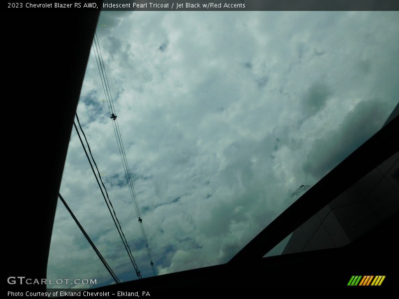 Iridescent Pearl Tricoat / Jet Black w/Red Accents 2023 Chevrolet Blazer RS AWD