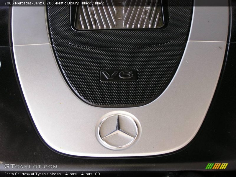 Black / Black 2006 Mercedes-Benz C 280 4Matic Luxury