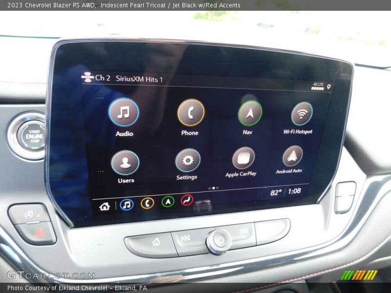 Iridescent Pearl Tricoat / Jet Black w/Red Accents 2023 Chevrolet Blazer RS AWD