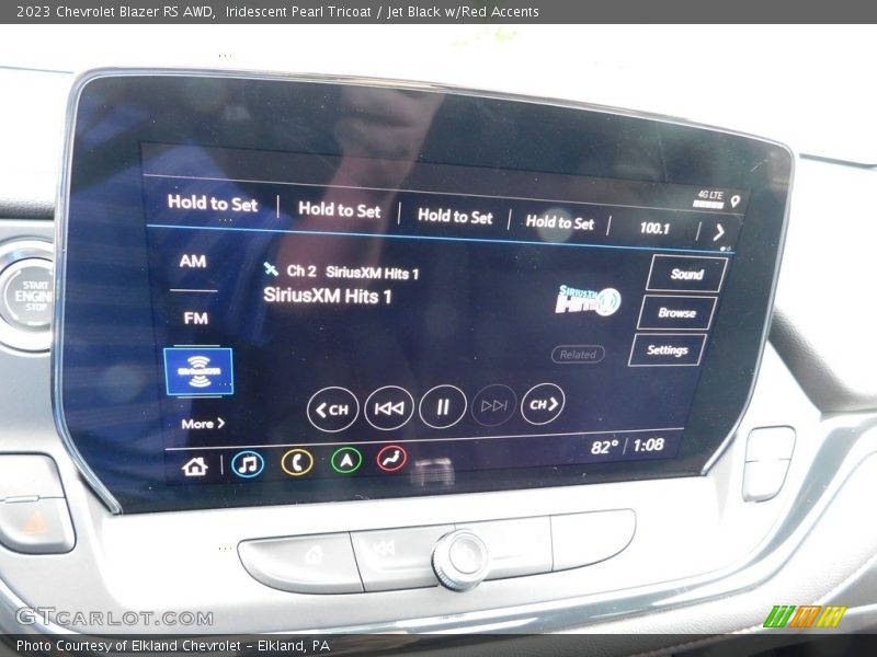 Iridescent Pearl Tricoat / Jet Black w/Red Accents 2023 Chevrolet Blazer RS AWD