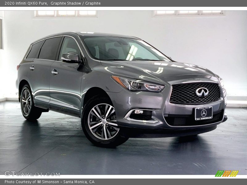Front 3/4 View of 2020 QX60 Pure