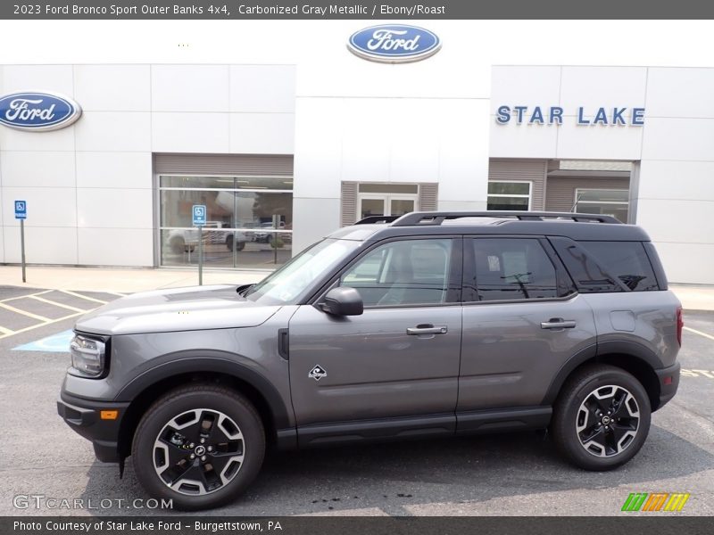 Carbonized Gray Metallic / Ebony/Roast 2023 Ford Bronco Sport Outer Banks 4x4