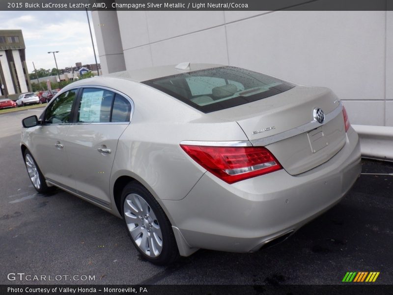 2015 LaCrosse Leather AWD Champagne Silver Metallic