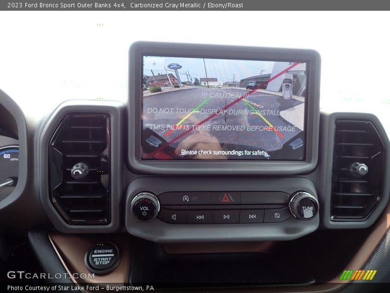 Controls of 2023 Bronco Sport Outer Banks 4x4