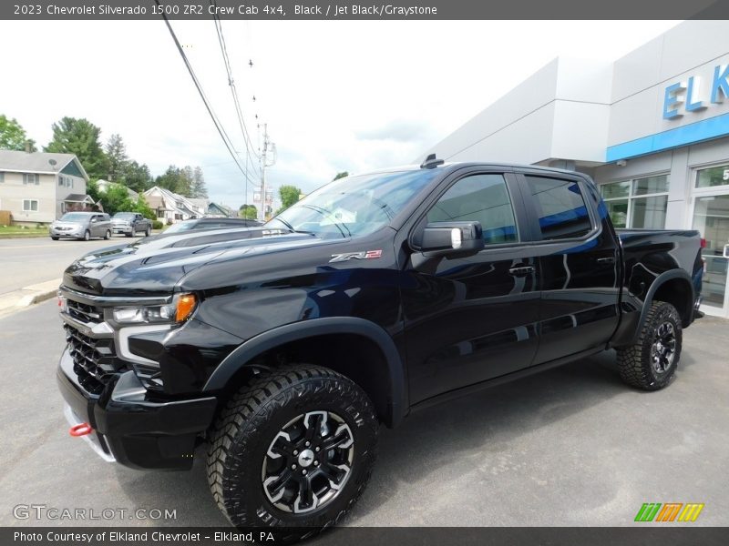Black / Jet Black/Graystone 2023 Chevrolet Silverado 1500 ZR2 Crew Cab 4x4