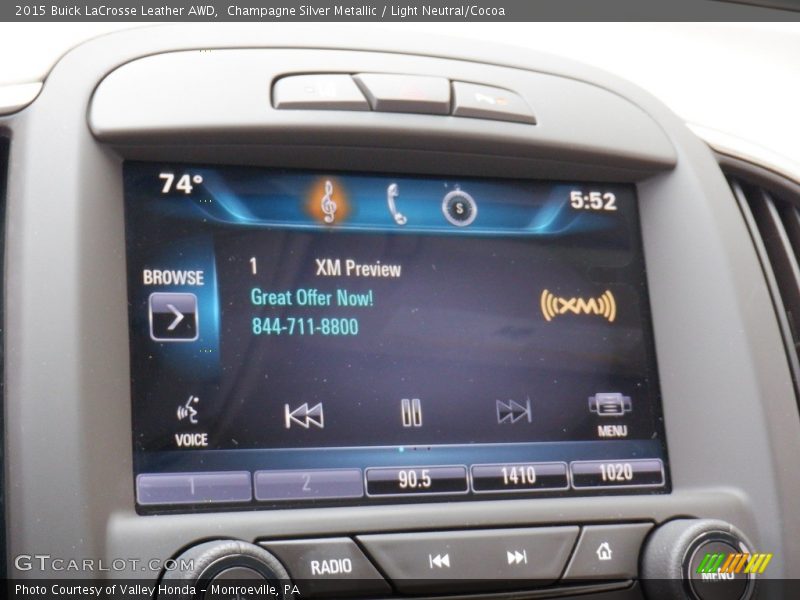 Audio System of 2015 LaCrosse Leather AWD
