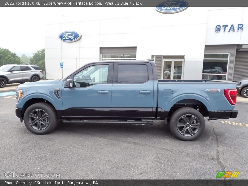  2023 F150 XLT SuperCrew 4x4 Heritage Edition Area 51 Blue